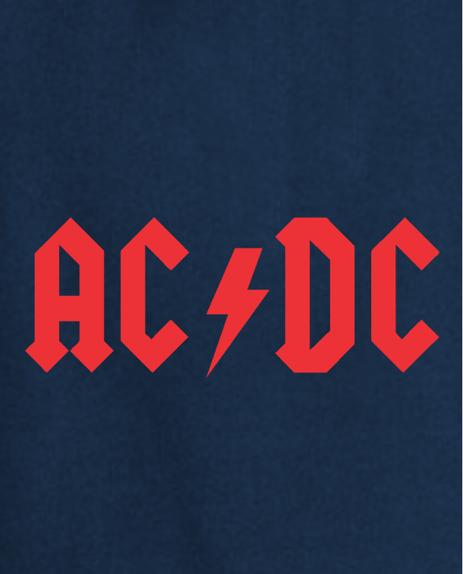 džemperis AC/DC logo